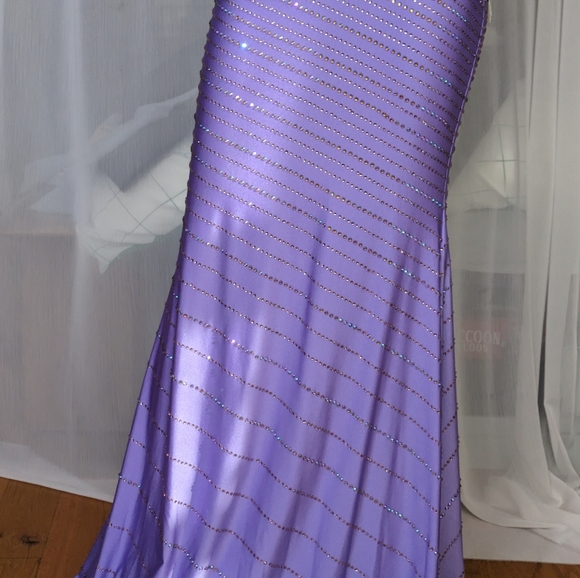 NWT FAVIANA Charmeuse Heat-Stone Patterned Dress | Size 4 Small - Picture 13 of 14